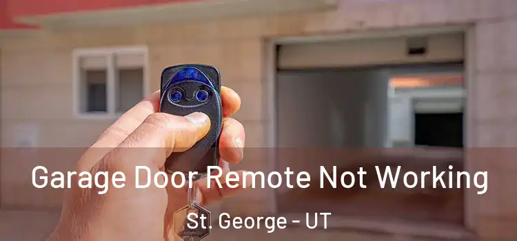  Garage Door Remote Not Working St. George - UT